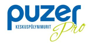 Puzer Pro keskuspölynimurit -logo